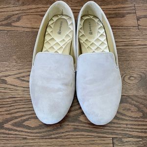 Gray suede birdies gently worn